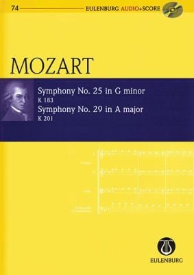 Sinfonie Nr 25 Gmoll Sinfonie Nr 29 Adur Kv 183 Und Kv 201 Studienpartitur Cd