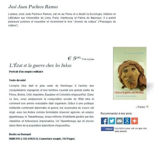 L'État et la guerre chez les Inkas