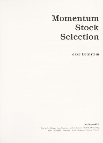 Momentum stock selection