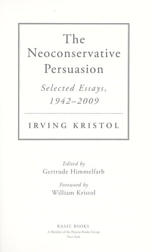 The neoconservative persuasion