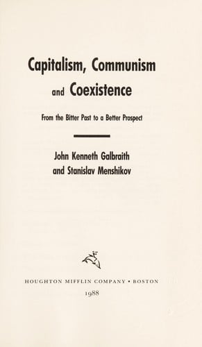 Capitalism, communism, and coexistence