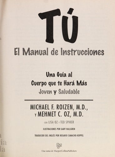 YOU: The Owner's Manual