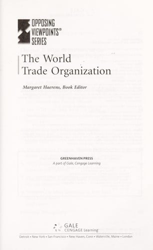 The World Trade Organization
