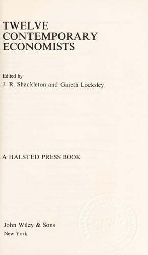 Twelve contemporary economists