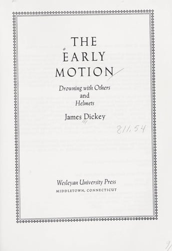 The early motion