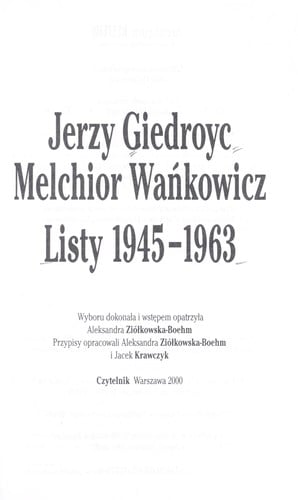 Listy 1945-1963