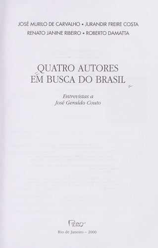 Quatro autores em busca do Brasil