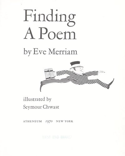 Finding a poem