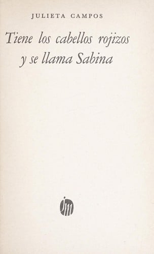 Tiene los cabellos rojizos y se llama Sabina