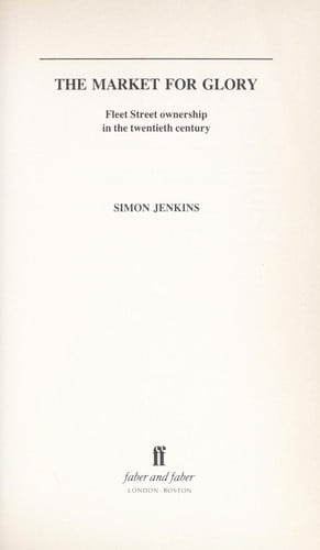 The market for glory