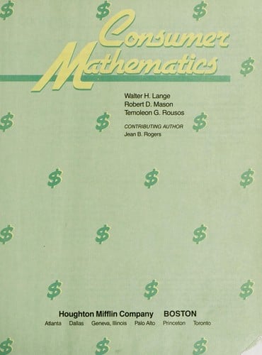 Consumer mathematics