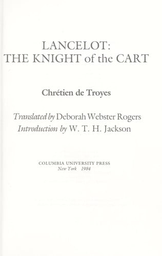 Lancelot, the knight of the cart