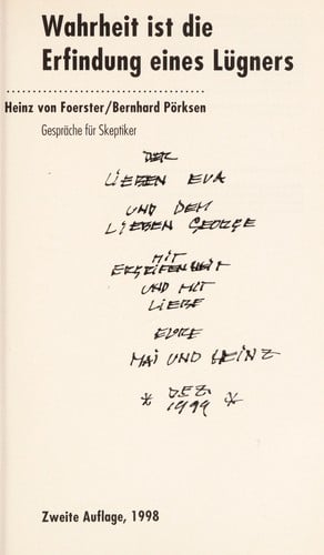 "Wahrheit ist die Erfindung eines Lu gners"