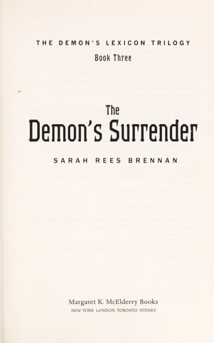The demon's surrender