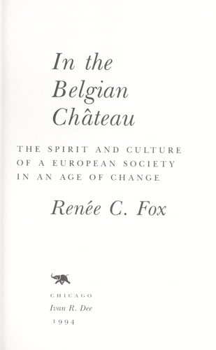 In the Belgian château