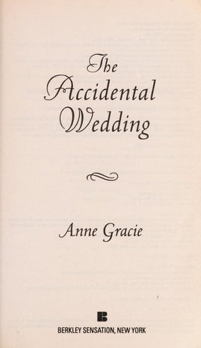 The accidental wedding