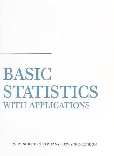 Basic statistics with applications