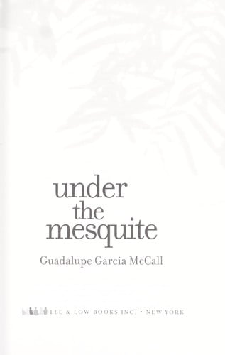Under the mesquite
