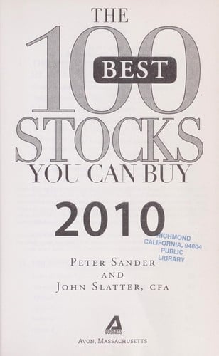 The 100 best stocks you can buy 2010