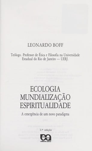 Ecologia, mundialização, espiritualidade