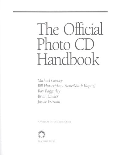 The Official photo CD handbook