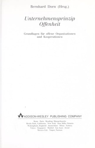 Unternehmensprinzip Offenheit