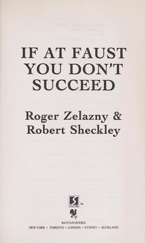 If at Faust You Don't Succeed