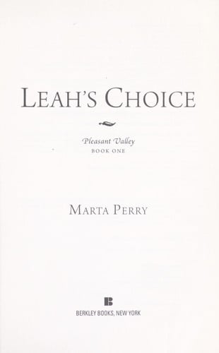 Leah's choice
