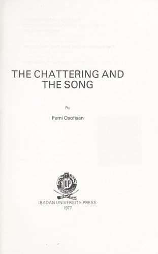 The chattering and the song