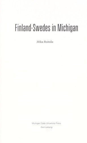 Finland-Swedes in Michigan