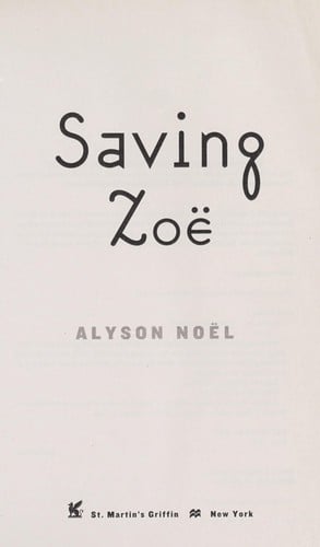 Saving Zoe