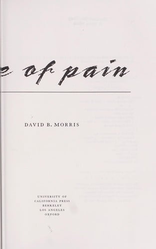 The culture of pain