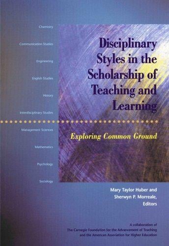 Disciplinary styles in the scholarship of teaching and learning