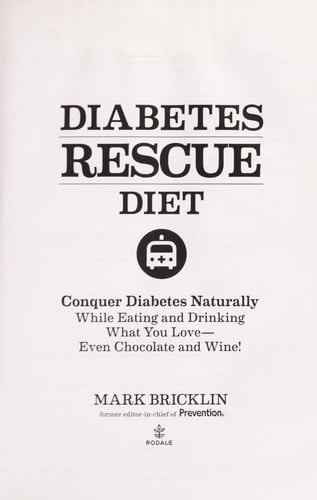 The diabetes rescue diet