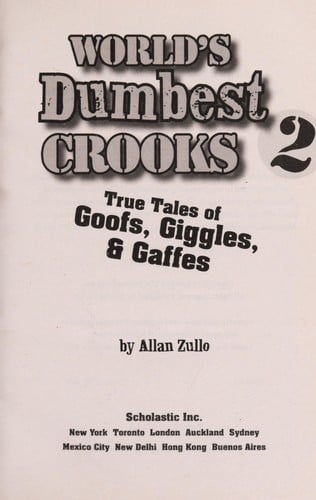 Worlds dumbest crooks 2