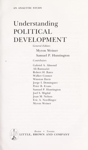 Understanding political development : an analytic study