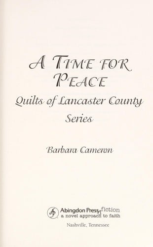 A time for peace