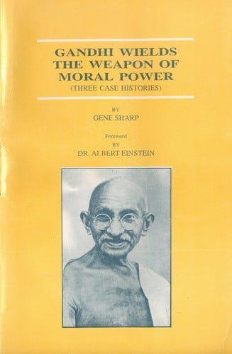 Gandhi wields the weapon of moral power