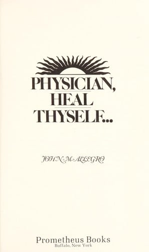 Physician, heal thyself--