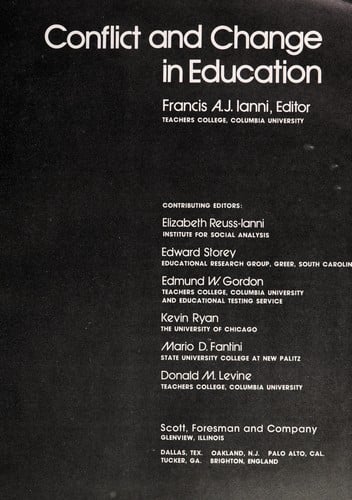 Conflict and change in education