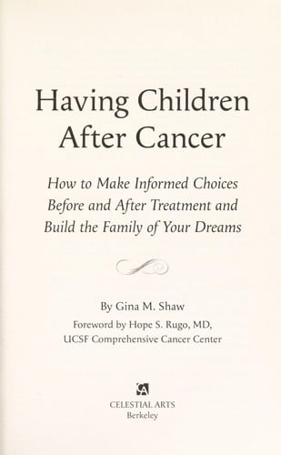 Having children after cancer