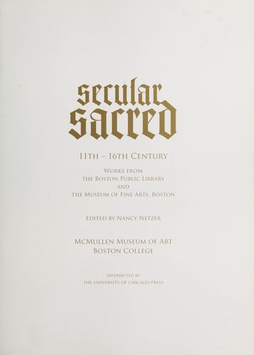 Secular sacred