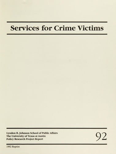 Services for crime victims