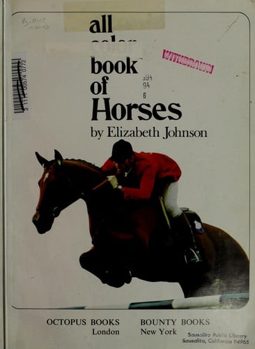 All color book of horses