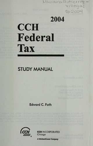 2004 CCH federal tax