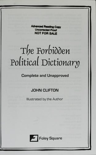 Forbidden Political Dictionary