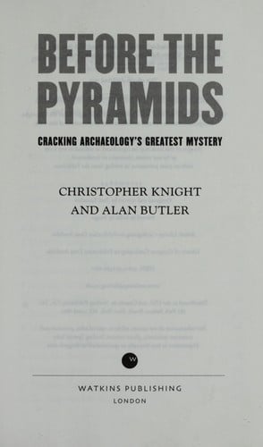 Before the pyramids