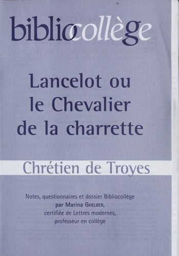 Lancelot ou le Chevalier de la charrette