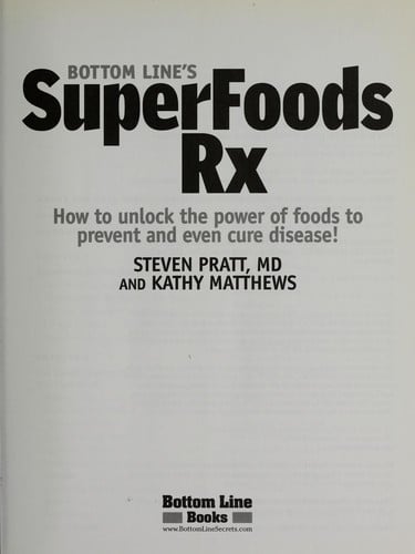 Bottom Line's superfoods Rx
