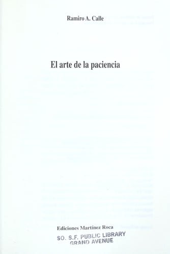 El arte de la paciencia